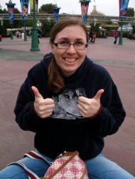 Thumbs up for Disneyland!